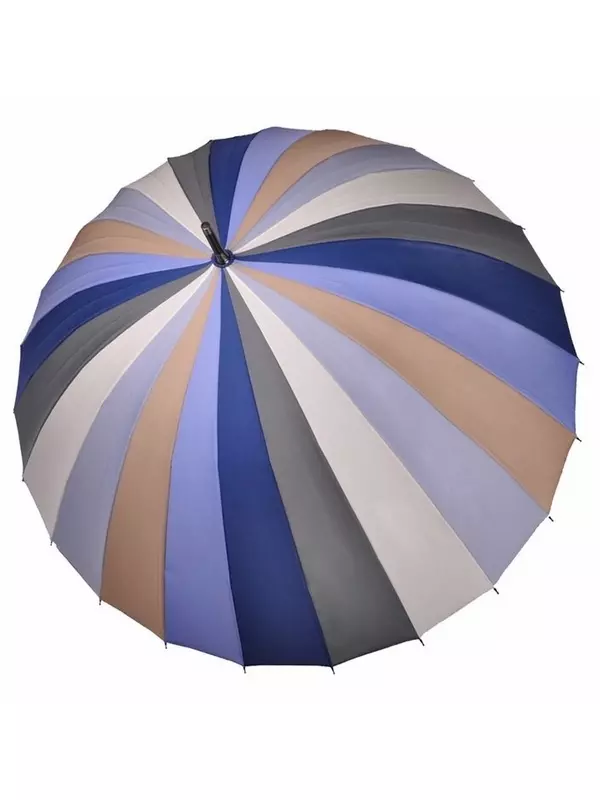 Зонт-трость Три слона, голубые тона