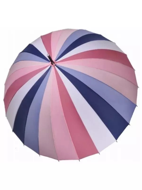 Зонт-трость Три слона, розовые тона