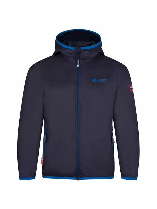 Дождевик Trollkids Kid's Trolltunga, цвет Navy/Cobalt Blue