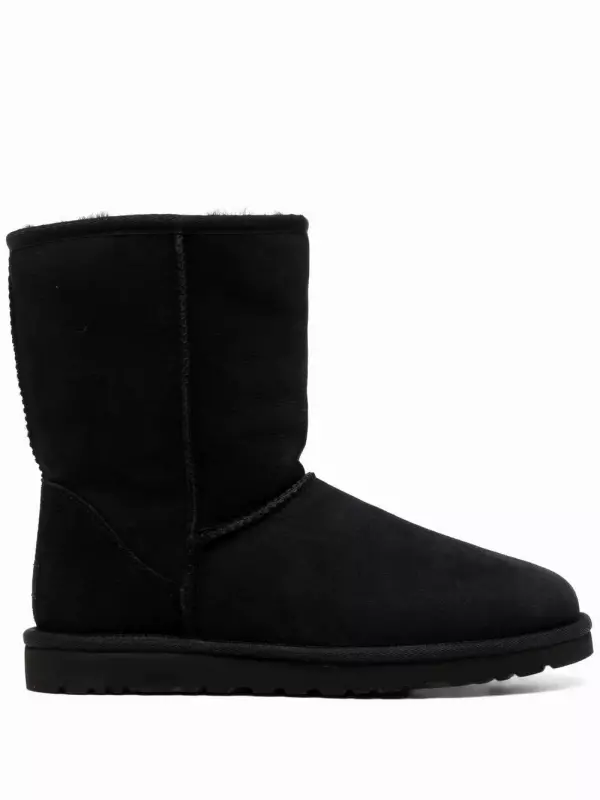 Угги мужские UGG Classic замшевые из овчины, черный