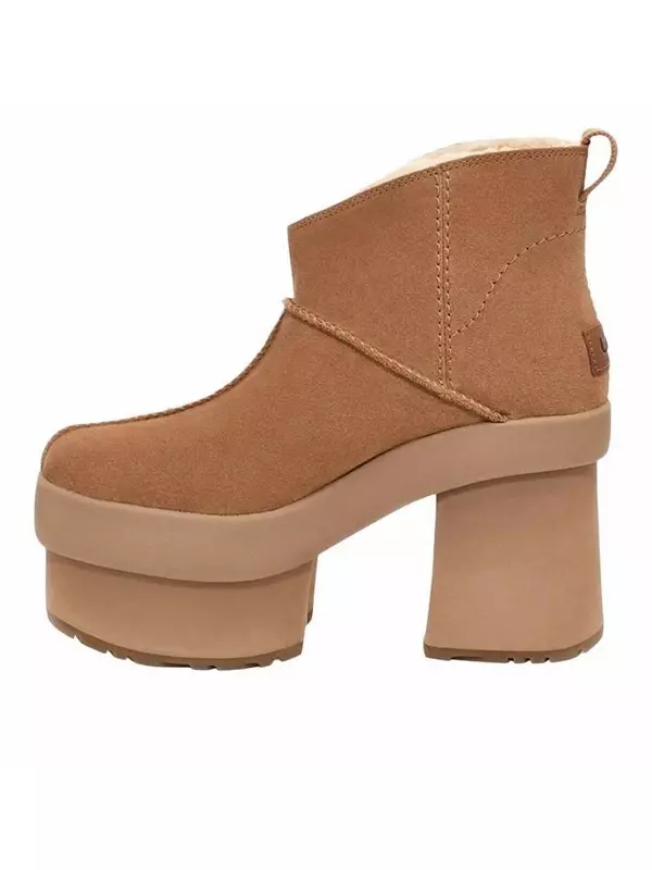 Угги (WMNS) UGG New Heights Platform Mini 'Chestnut'