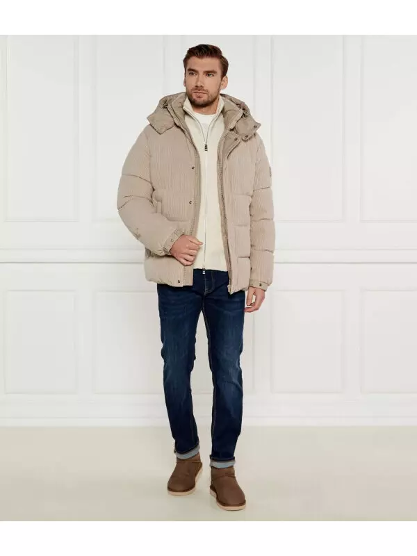 Угги мужские Ugg короткие с добавлением шерсти, коричневый