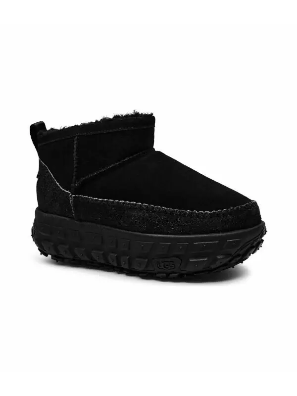 Угги мужские Ugg Venture Daze Ultra Mini зимние на платформе, черный