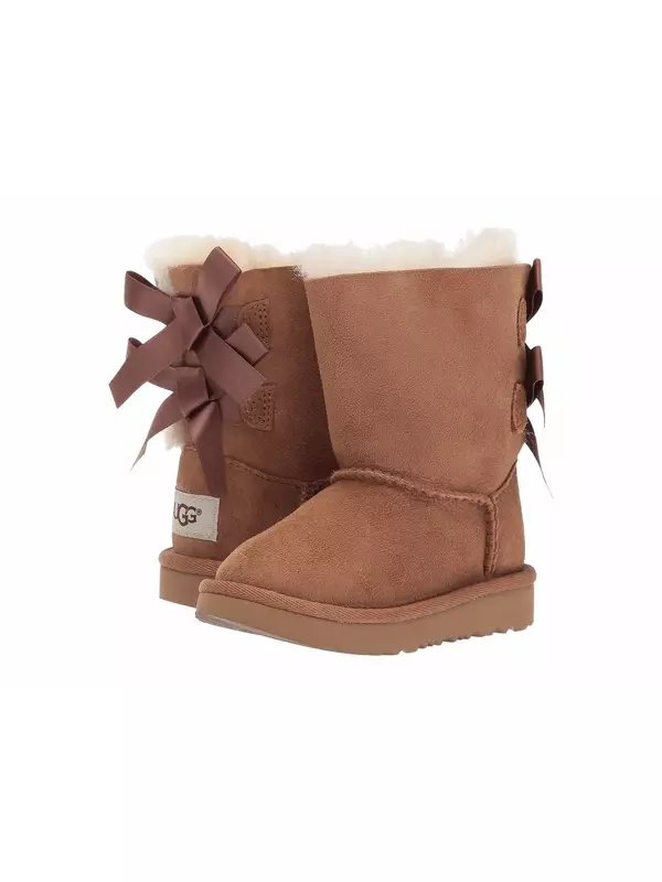 Угги UGG Kids Bailey Bow II (Toddler/Little Kid), коричневый