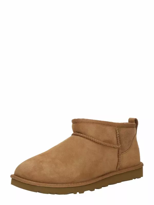 Мужские угги UGG Classic Ultra Mini замшевые короткие, карамельный