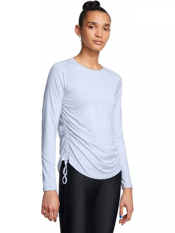 Лонгслив Under Armour Motion Long Sleeve Longline Crew, цвет Nimbus Blue/White