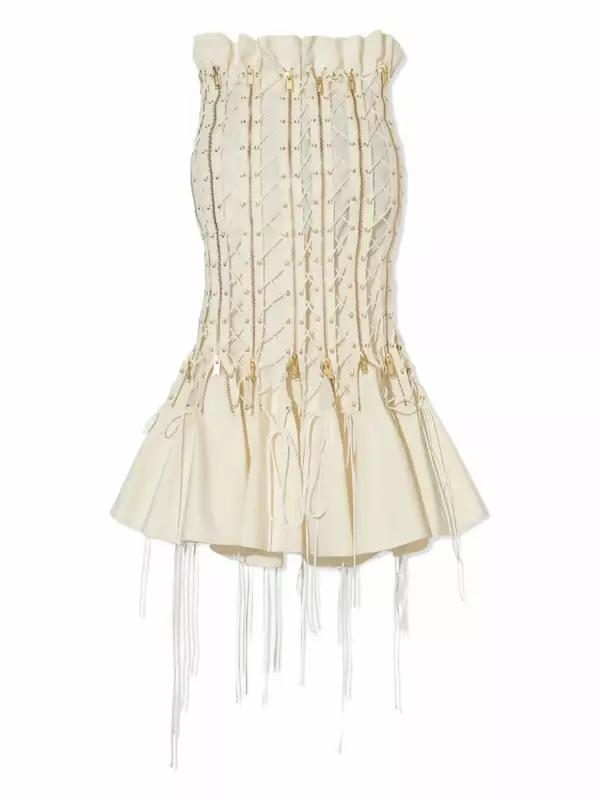 Юбка-корсет с кружевом Undercover, нейтральный