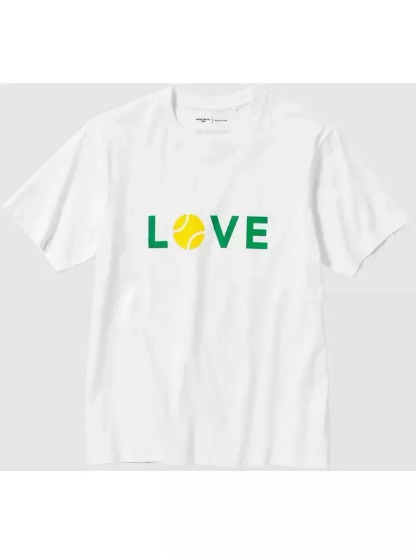 Футболка Uniqlo Peace For All Ut Graphic (Roger Federer), белый