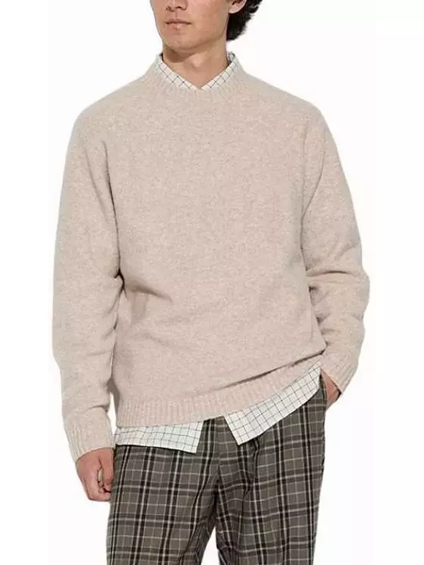 Свитер унисекс бежевый Uniqlo, бежевый