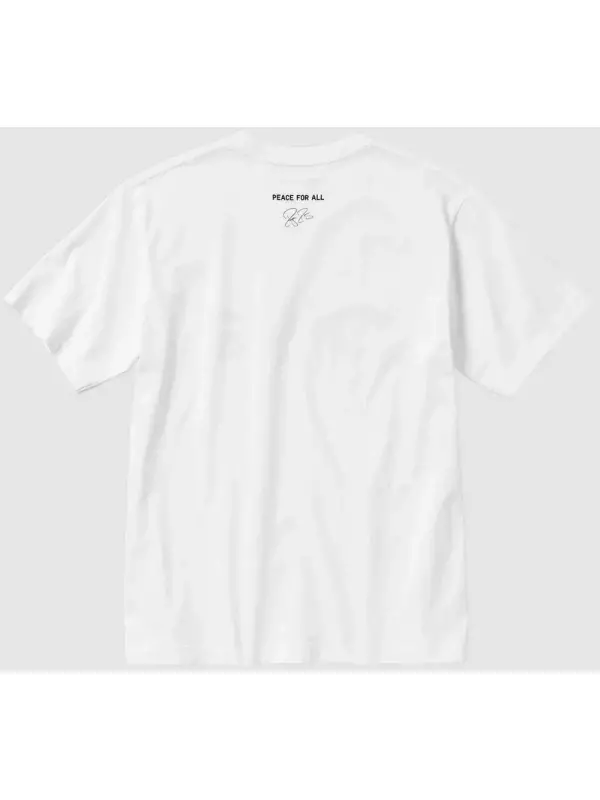 Футболка Uniqlo Peace For All Ut Graphic (Roger Federer), белый