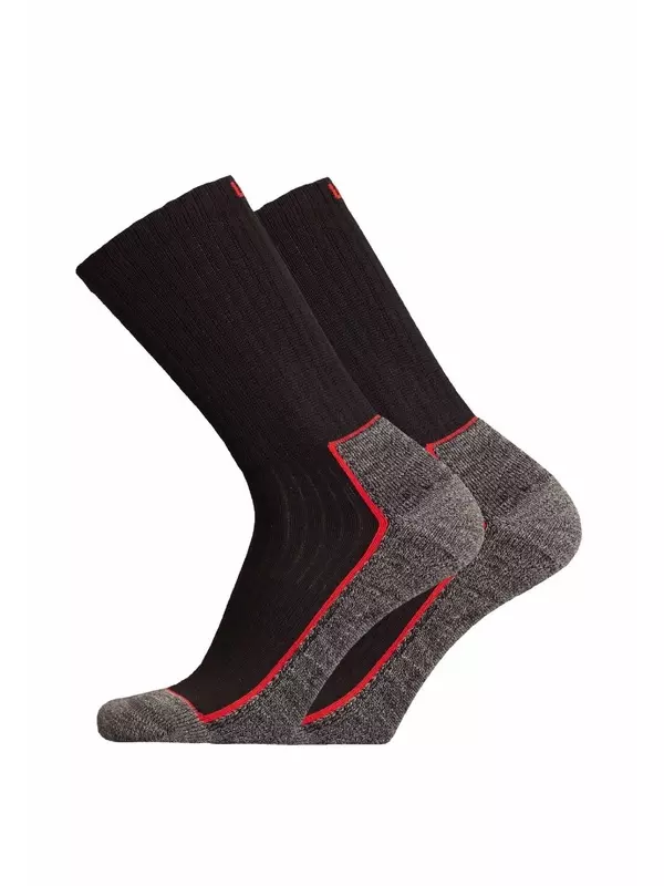 Походные носки SAANA, 2 шт., с каблуком специальной формы UphillSport, черный