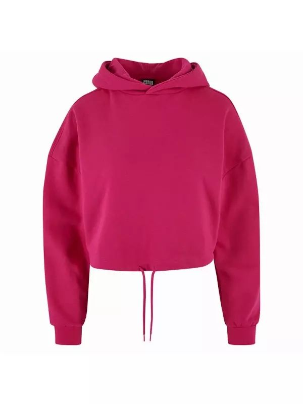 Худи Urban Classics Cropped Oversized, розовый
