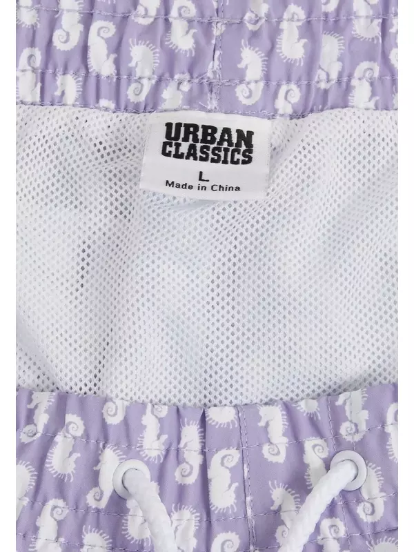 Купальник PATTERN Urban Classics, фиолетовый