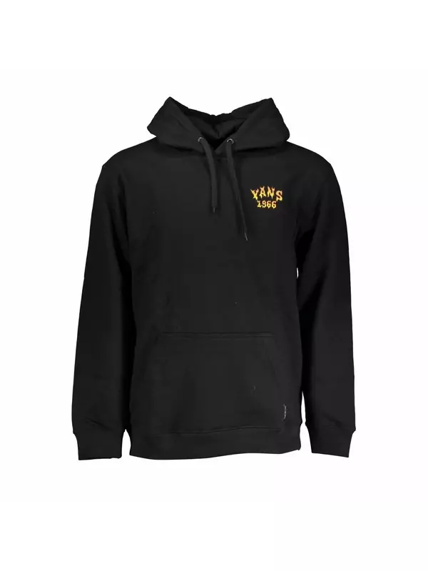 Черный хлопковый мужской свитер с капюшоном Vans