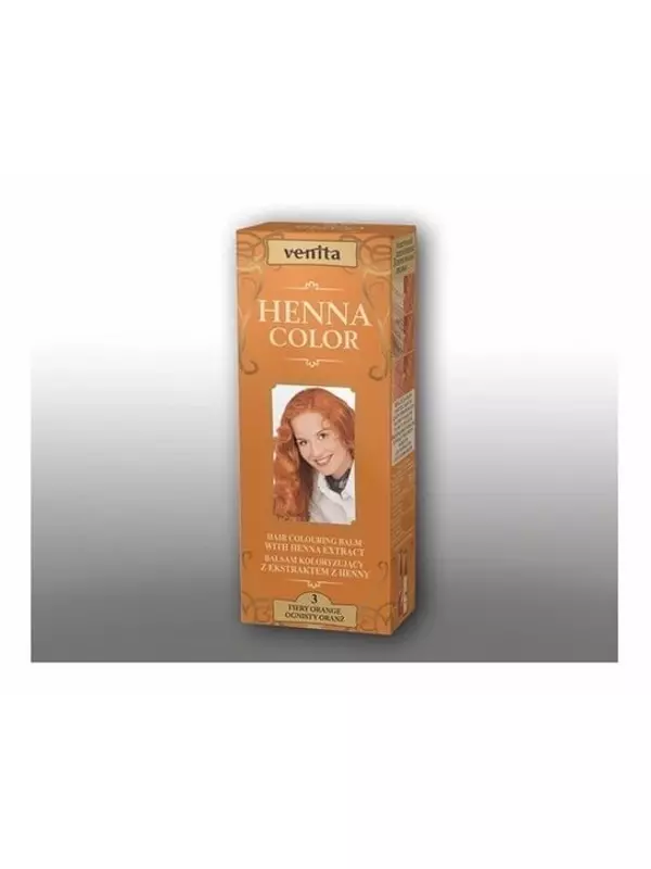 Бальзам-краситель, 3 огненных апельсина, 75 мл Venita, Henna Color