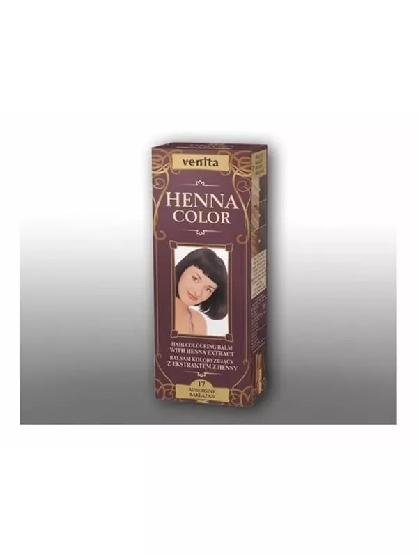 Бальзам-краска, 17 баклажанов, 75 мл Venita, Henna Color