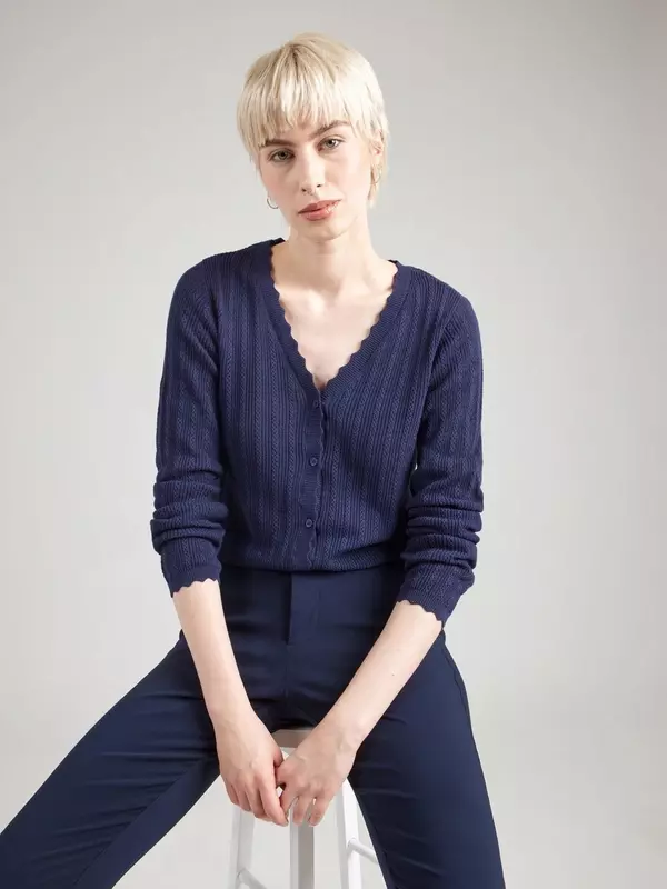 Вязаный кардиган VERO MODA VMLuxlight, темно-синий