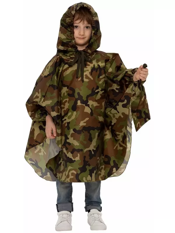 Плащ-дождевик Вестифика дюспо, размер 30, камуфляж