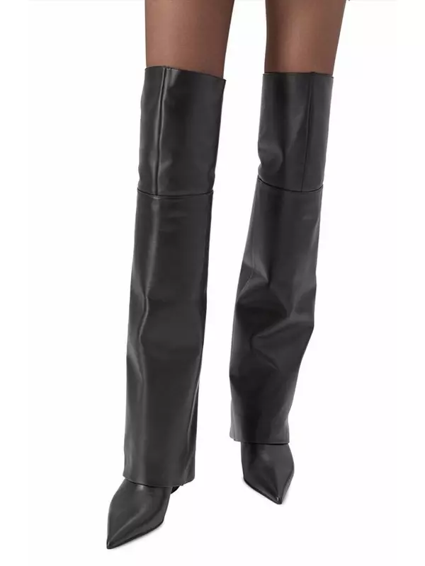 Кожаные ботфорты Vic Matie