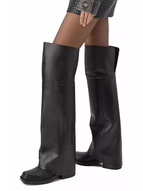 Кожаные ботфорты Vic Matie