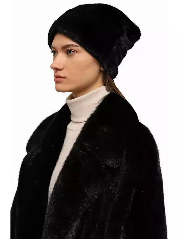 Меховая шапка из норки VICTORIA KUSENKOVA