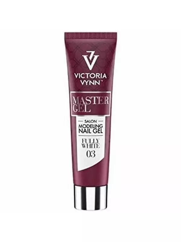 Мастер-гель УФ-светодиодный моделирующий акриловый конструктор 60 г 03 Полностью белый Victoria Vynn