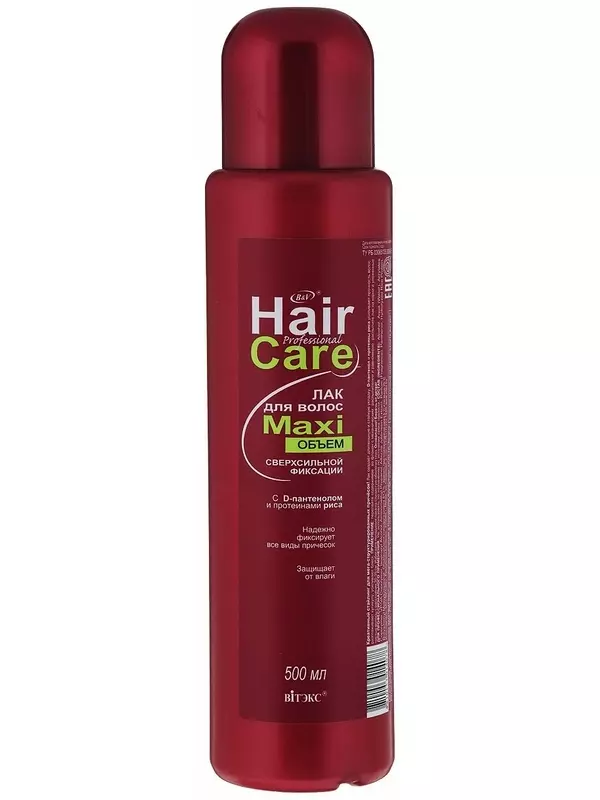 Витэкс Лак для волос Maxi объем, экстрасильная фиксация, 500 мл