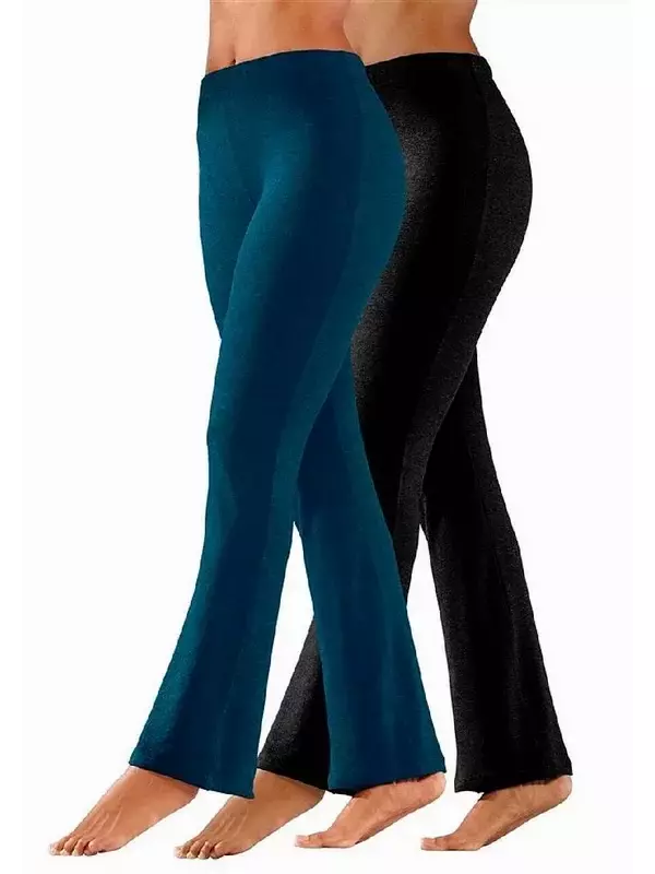 Леггинсы Vivance, голубовато-черный