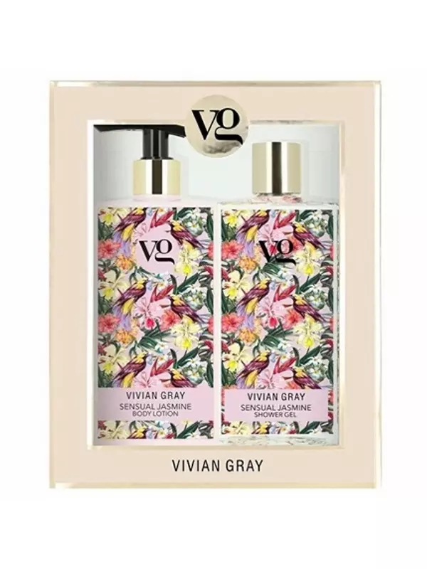 Косметический набор из геля для душа и лосьона для тела «Чувственный жасмин» Vivian Gray