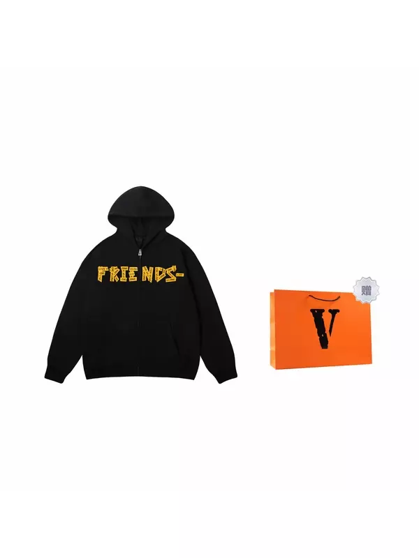 Толстовка унисекс VLONE, Черный/Серый