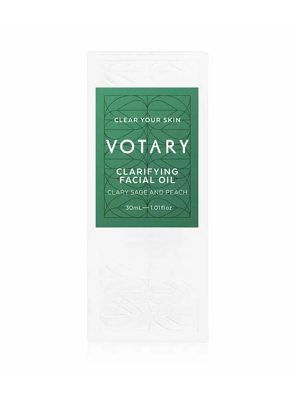 Масло для лица VOTARY Clarifying Clary Sage and Peach, 30 ml