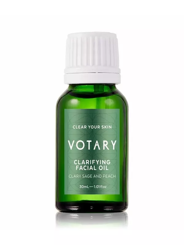 Масло для лица VOTARY Clarifying Clary Sage and Peach, 30 ml