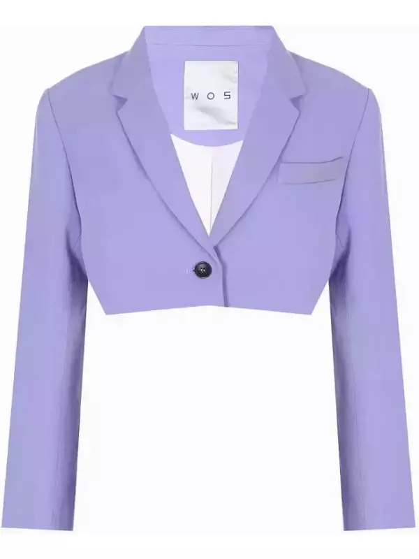 Жакет из хлопка и льна