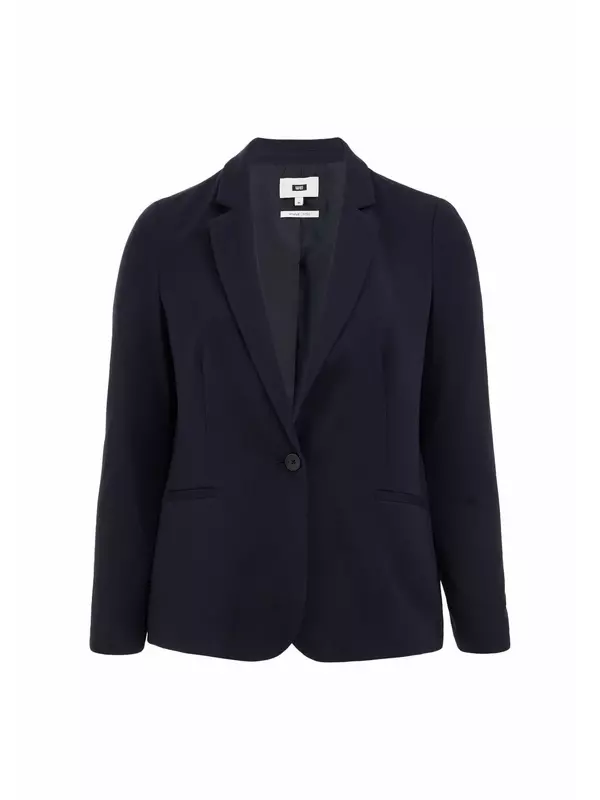 Блейзер STRETCH, CURVE WE Fashion, темно-синий