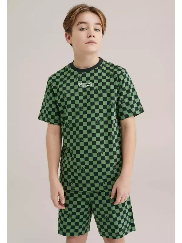 Пижама SET WE Fashion, зеленый