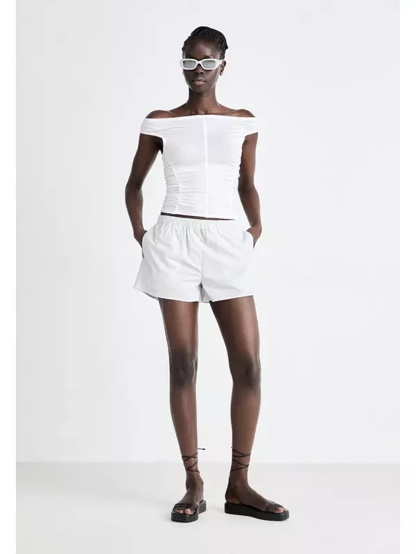 Шорты RELAXED BOXER Weekday, белый