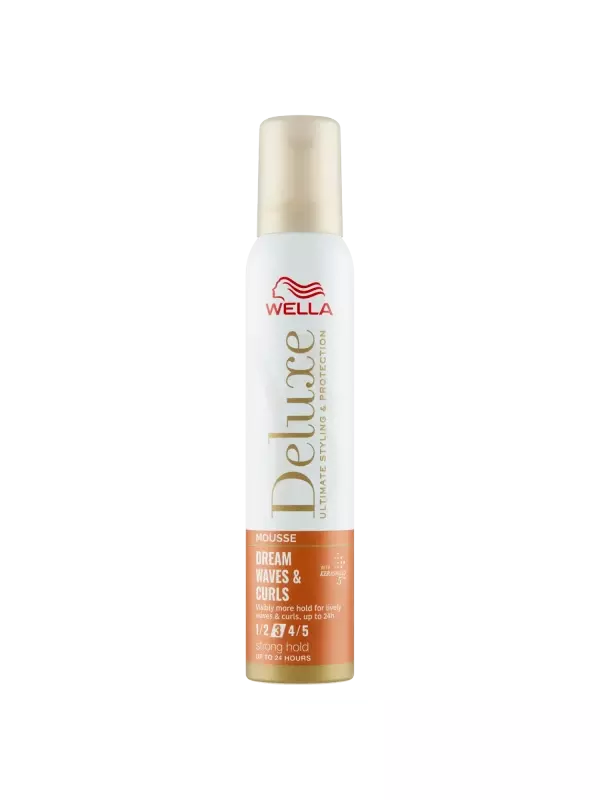 Сильная пенка для укладки для вьющихся волос Wella Deluxe Dream Waves&Curls, 200 мл