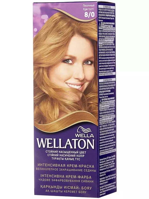 Wella стойкая крем-краска для волос, 8/0 песочный, 110 мл