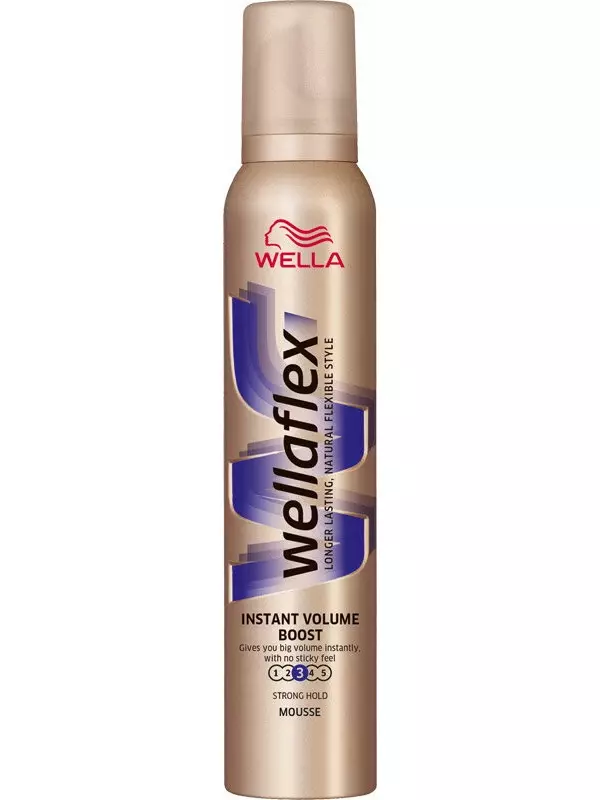 Wella, Wellaflex Instant Volume Boost, мусс для волос, 250 мл