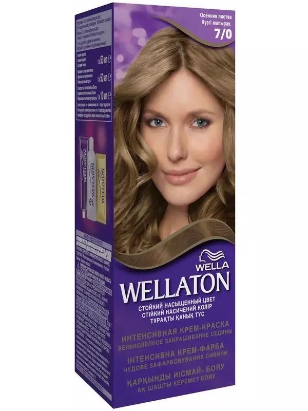 Wella стойкая крем-краска для волос, 7/0 осенняя листва, 50 мл