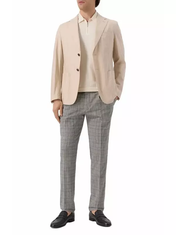 Брюки из хлопка и шерсти Windsor