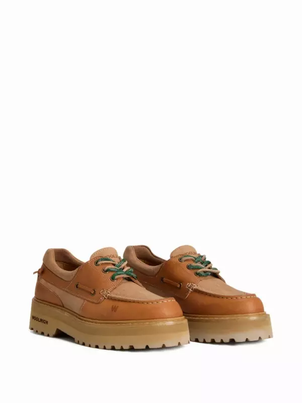 Топсайдеры на платформе WOOLRICH, коричневый