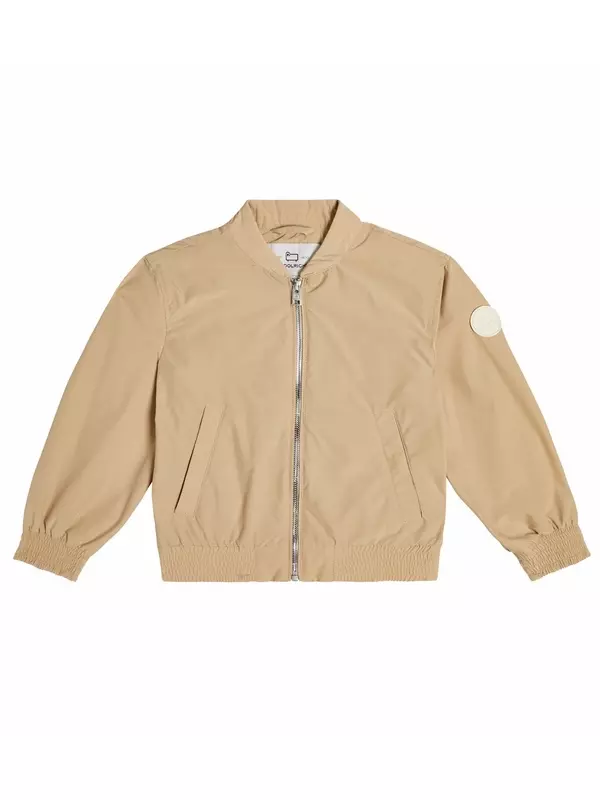 Куртка-бомбер в городском стиле Woolrich, бежевый