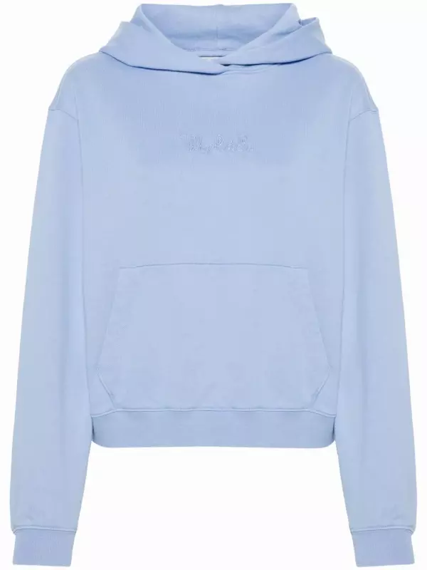 Худи с вышитым логотипом WOOLRICH, синий