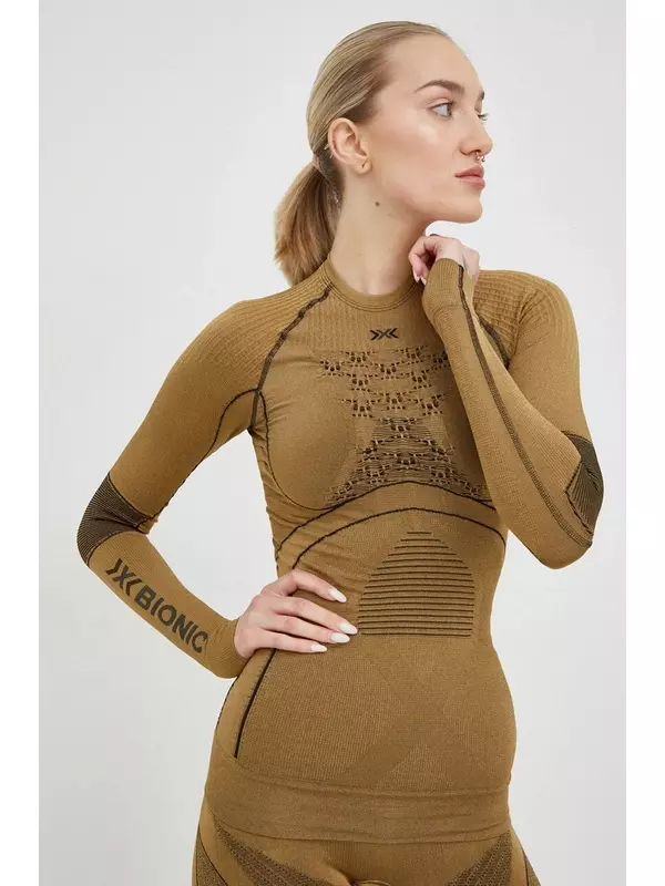 Термофутболка X-Bionic с длинным рукавом Radiator 4.0, зеленый