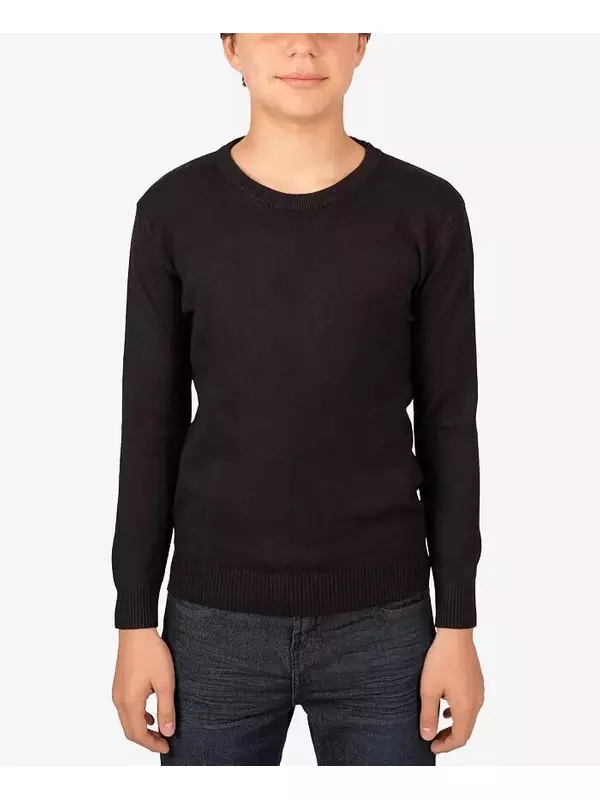 Базовый свитер с круглым вырезом для мальчика Xray, коричневый