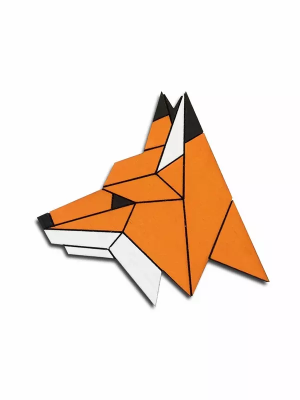 Брошь Yes please!, оранжевый