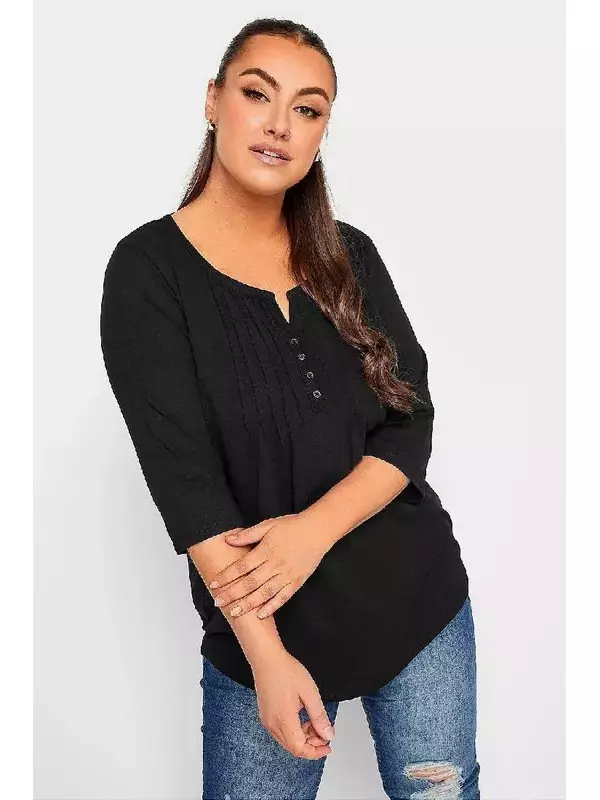 2 пары топов Henley с защипами Yours, красный