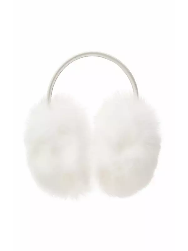Меховые наушники из лисы Yves Salomon