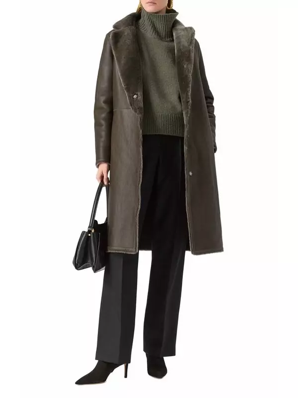 Шуба из овчины Yves Salomon